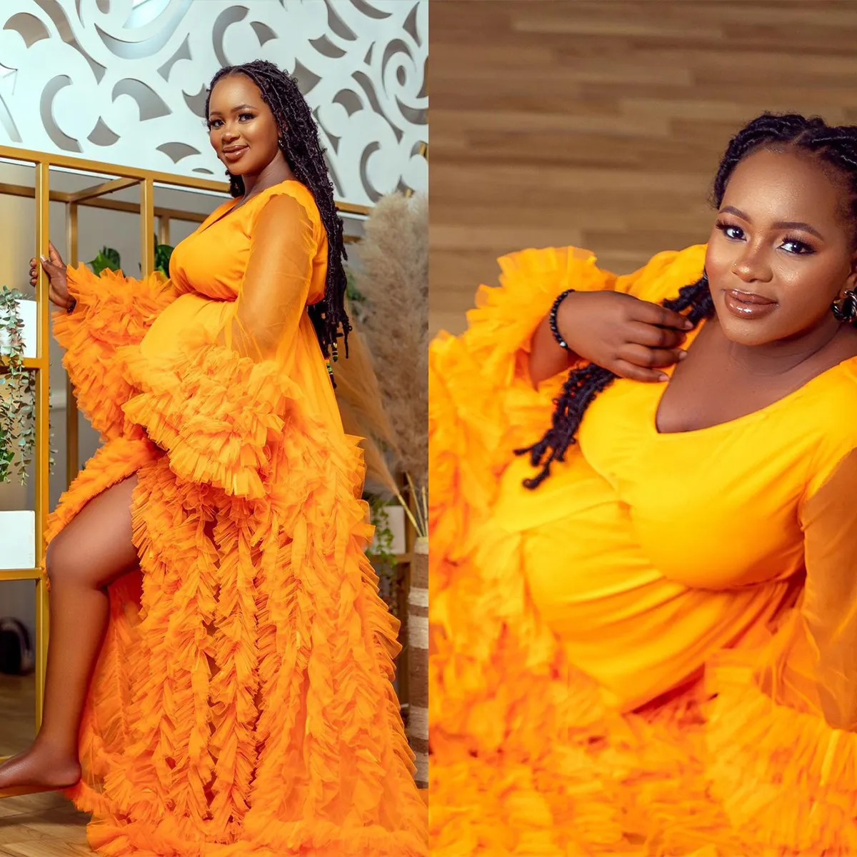 Maternity Dresses For Photoshoot: Elegant Tiered... From Dresstop, $73.17 |  DHgate.Com
