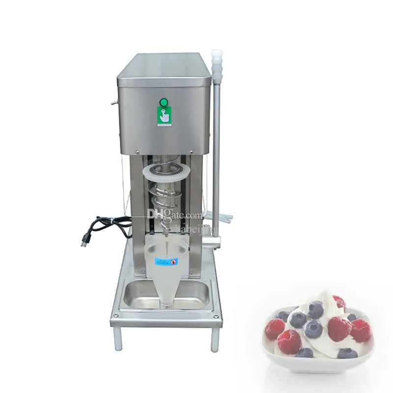 Máquina misturadora de sorvete comercial frutas iogurte gelato liquidificador fabricante de aço inoxidável máquina de sorvete gostoso