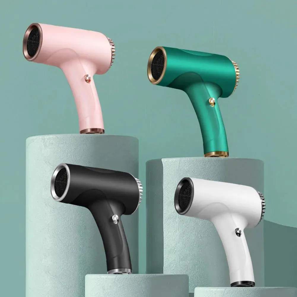 Items Other Massage Items Portable Hair Dryer 2600mah Cordless Handy Hairdryer 40500W USB Rechargeable Powerful 2 Gears for Household Tr