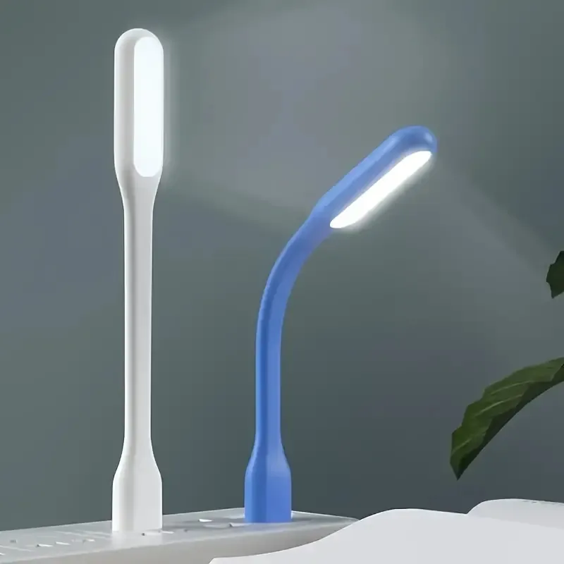 Lampada luminosa a LED USB da 1 pc per banco di potenza, lampada a luce notturna a LEDA USB portatile con braccio flessibile, coccole a collo flessibile Lettura Light LED USB, compatibile per il laptop