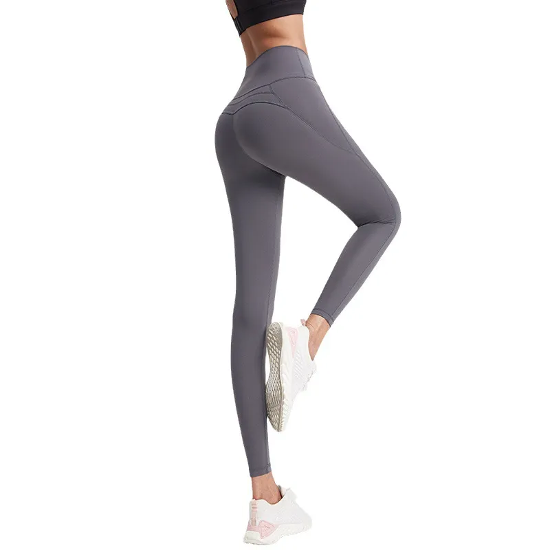 AL Women Leggings Yoga Pants Push Ups al Seamless Fitness Legging Soft High Waist Hip al Lift Elastic Sports Pants K649