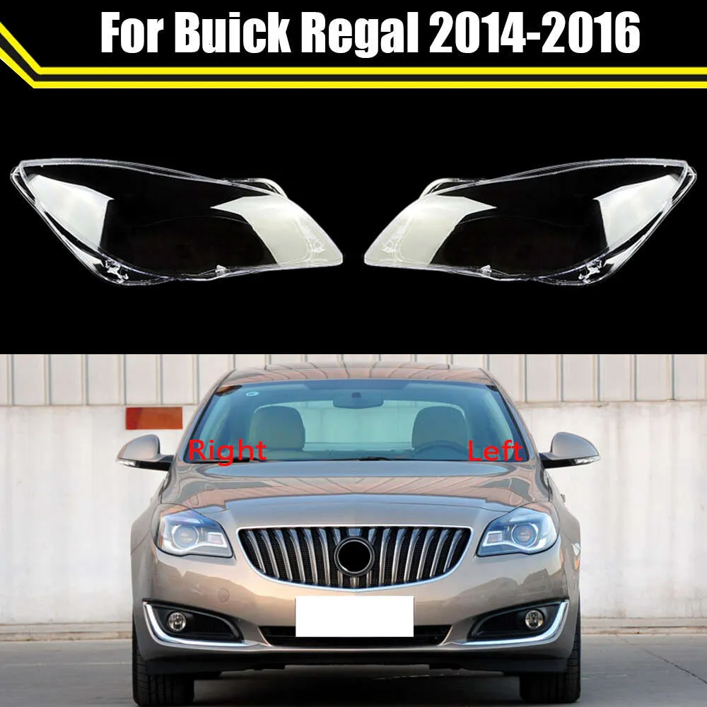 Auto Light Caps for Buick Regal 2014 2015 2016 Car Headlight Cover Lampcover Shell Transparent Lampshade Lamp Glass Lens Case