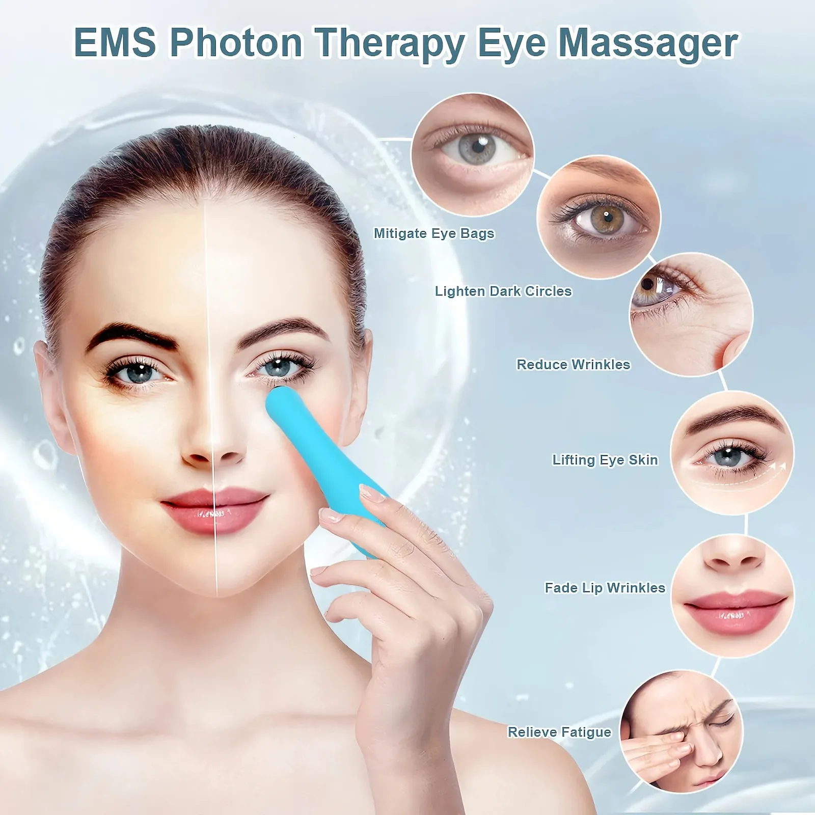Masajeador De Ojos Cara De Ojo De Mano Masajeador Electrico Varita Masaje Vibratorio Corporal Personal Portatil Para Ojos Hinchados Arrugas De Labios Suaves 231218 De 15 96 DHgate
