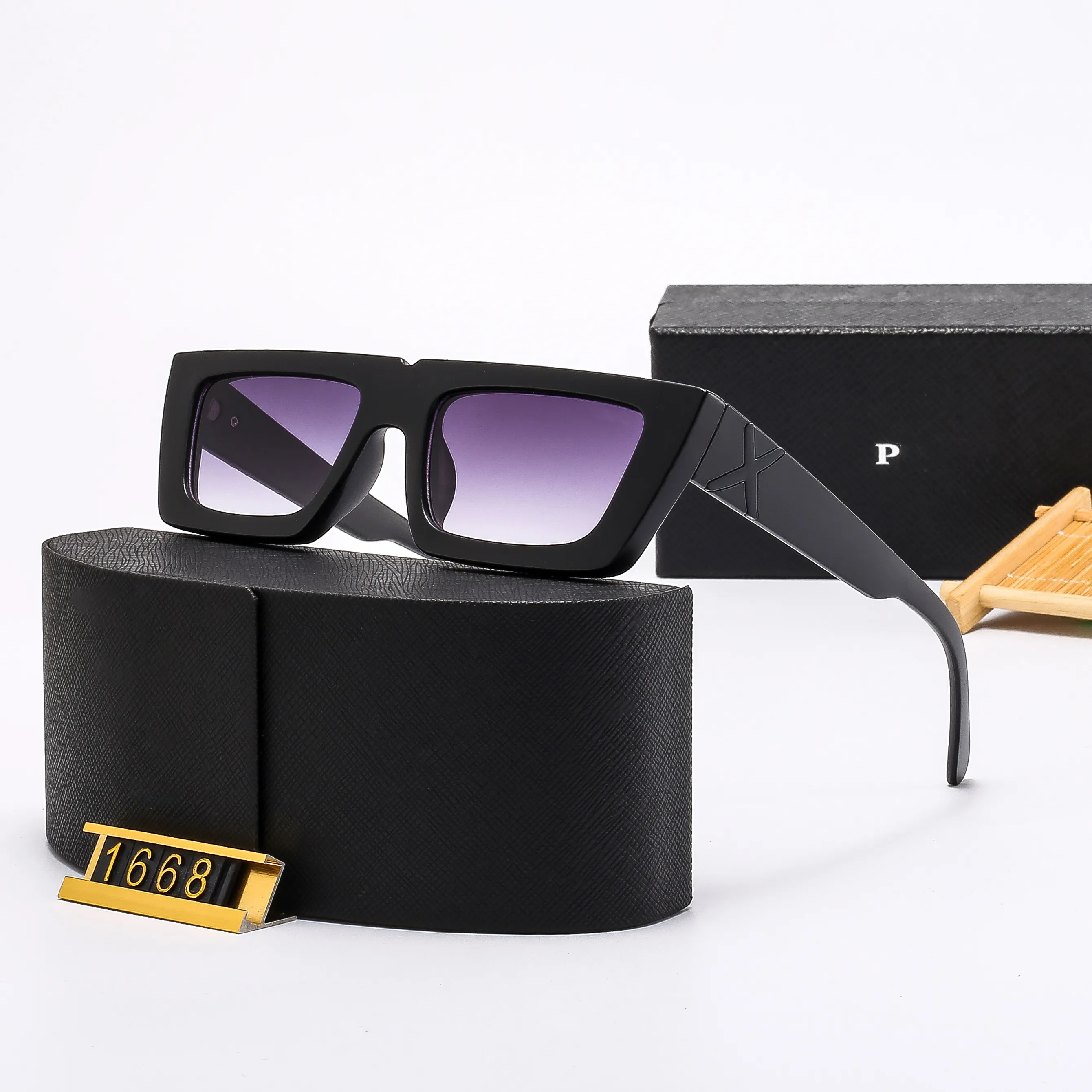 Modedesigner-Sonnenbrille, klassische PPDDA-Brille, Goggle, Outdoor-Strand-Sonnenbrille für Mann und Frau, optional, dreieckige Signatur, 8 Farben erhältlich