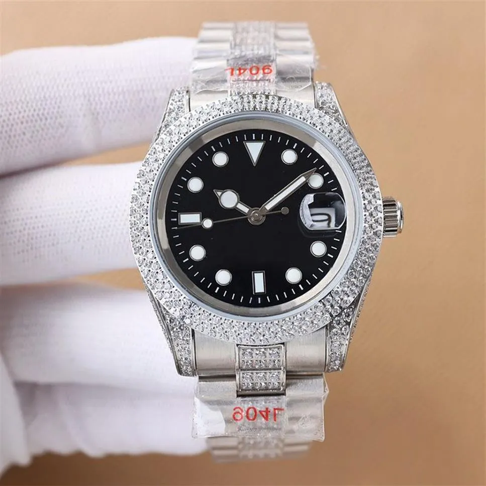 Diamond Watch Herenhorloge Volautomatisch mechanisch horloge Saffier roestvrijstalen band Meerdere kleuren beschikbaar Glanzend Polswat271M