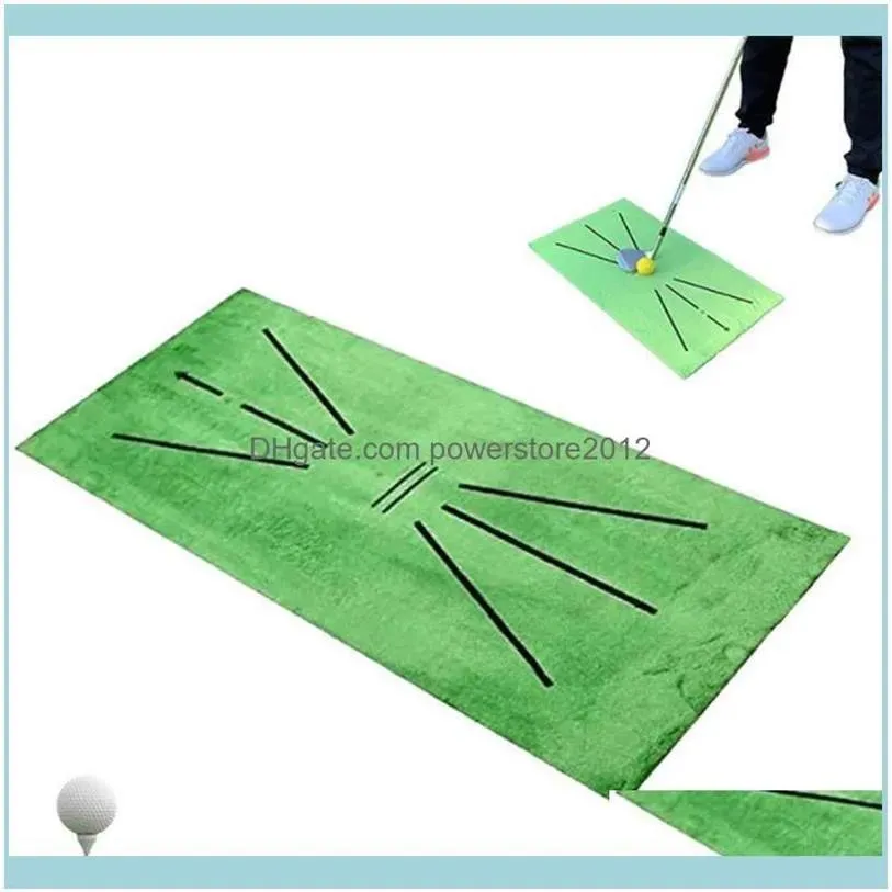 Aids Golf & Outdoorsgolf Training Mat Swing Detection Hitting Indoor Practice Aid Cushion Golfer Sports Aessories Aids Drop Delivery 20