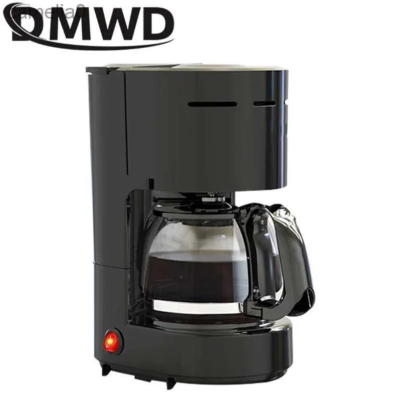コーヒーメーカーDMWDエレクトリックドリップコーヒーメーカー650ml世帯半自動醸造ティーポットアメリカンコーヒーマシンエスプレッソEUL231219