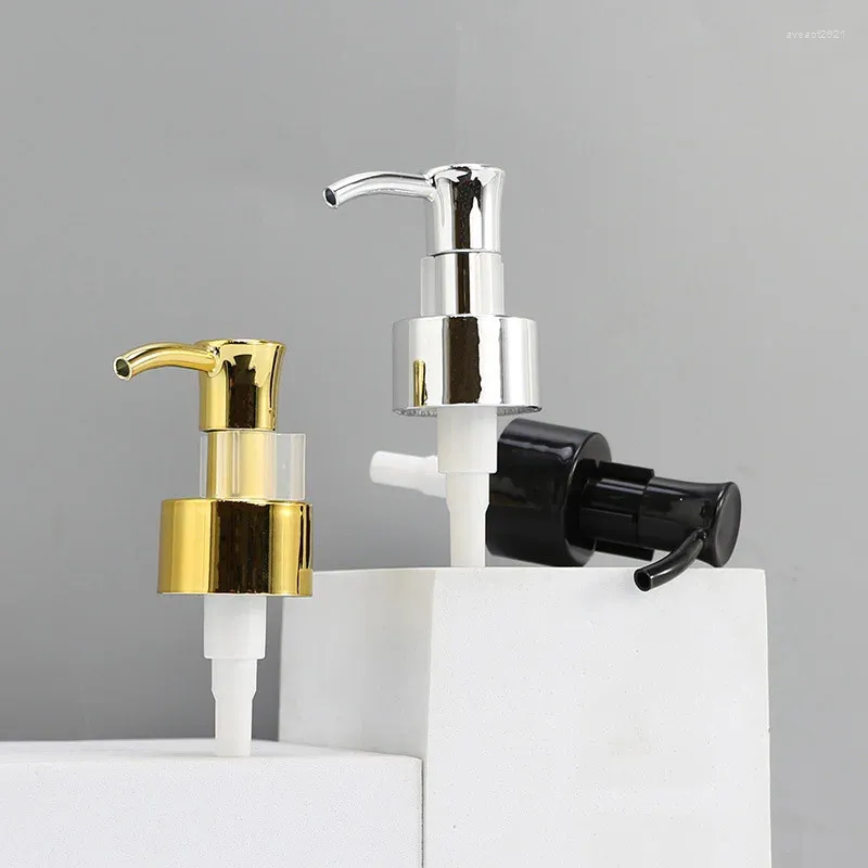 Dispenser di sapone liquido 10 pezzi Sostituzione pompa per shampoo Tubo Bottiglia Pressa Ugello Pompe per lozione Teste Tappo standard ABS