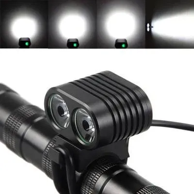 Luzes 8000lumen xml2 LED Bicycle Biciclel Bike Light Ciclismo Lâmpada dianteira farol de 4 modos 4 Modos