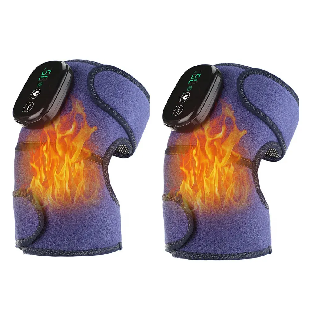 Leg Massagers Heated Knee Shoulder Elbow Pad Electric Heating Therapy Knee Massager Shoulder Physiotherapy Leg Arthritis Joint Pain Relief 231218