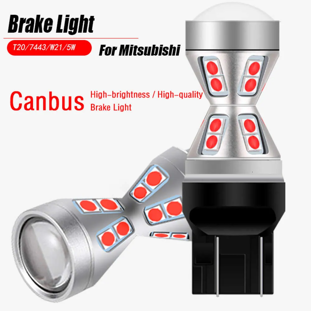 2pcs LED Brake Light Blub Lamp W21/5W 7443 T20 Canbus Error Free