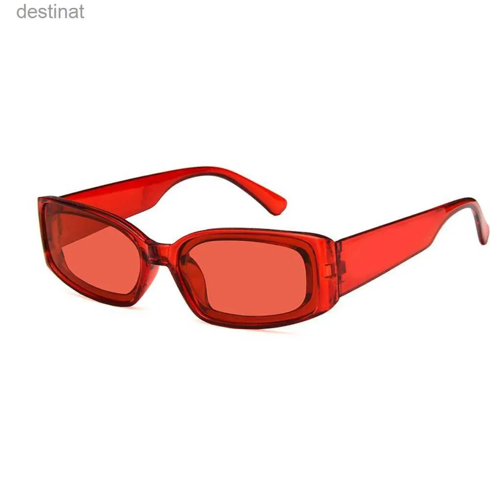 Okulary przeciwsłoneczne czerwone marka projekt mody okulary przeciwsłoneczne kwadratowe nocne okulary spolaryzowane okulary przeciwsłoneczne okulary dla kobiet rowerowe okulary przeciwsłoneczne 231219