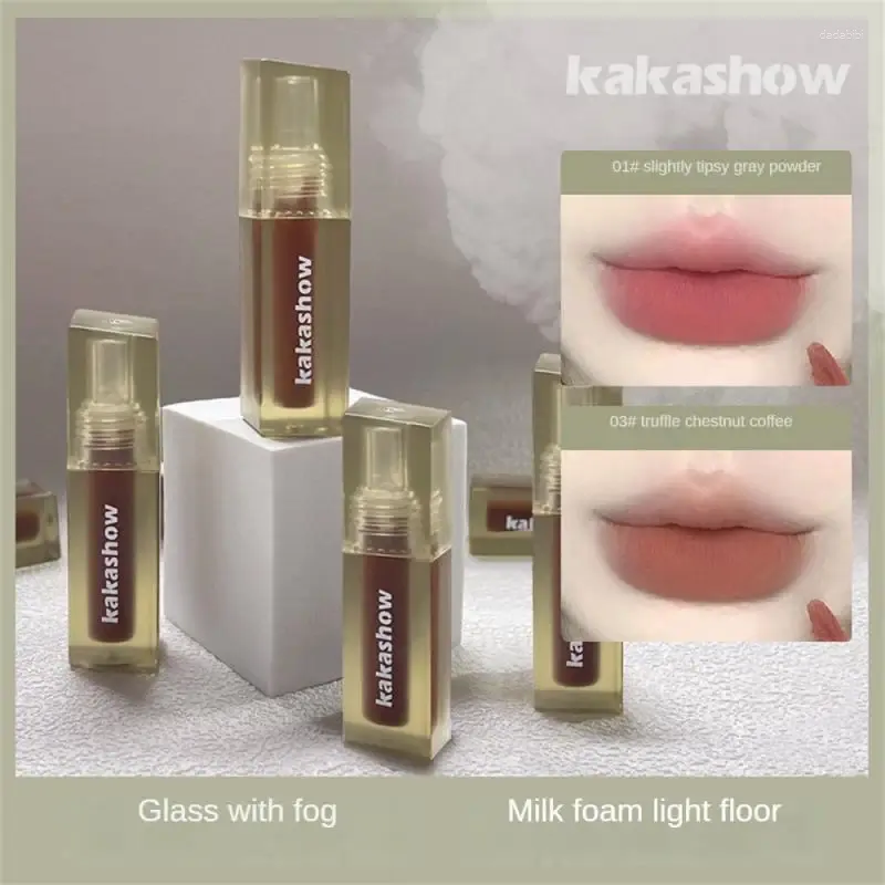 Lip Gloss Kakashow Iron Glaze Matte Velvet Not Dry Long Lasting Permanent Stick Mud Makeup Cosmetics Beauty Health
