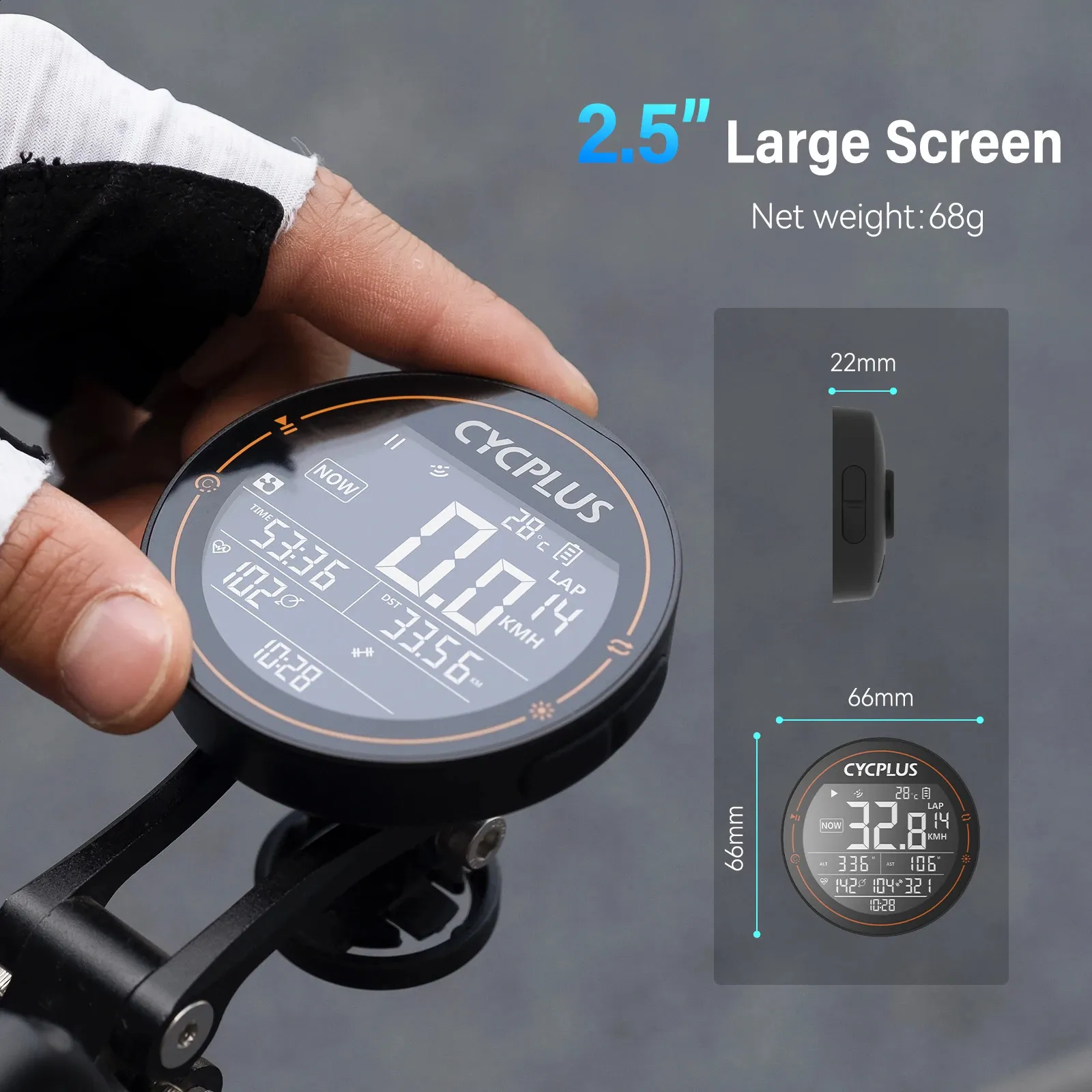 Risepro gymboss bicycle speedometer