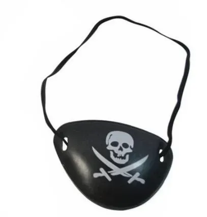 Pirate Eye Patch Skull Crossbone Halloween Party Favor Bag Costume Kids Toy