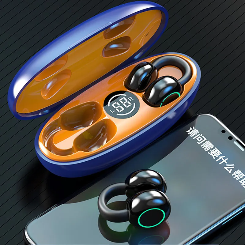 Comprar Auriculares con pantalla de alimentación LED Auriculares  inalámbricos Bluetooth 5.3 verdaderos IPX5 Auriculares para correr a prueba  de agua Auriculares para correr Llamadas HD Auriculares para negocios