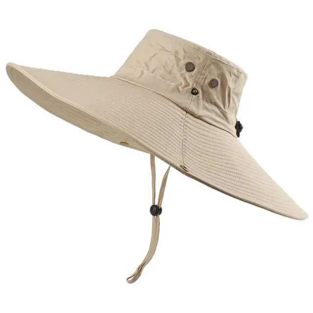 Wide Brim Hats Bucket Hats New 16cm Long Wide Brim Sun Hat Solid