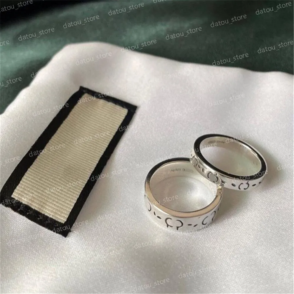 Mens Luxurys Designers Jewelry Designer Rings Engagements for Women Love Ring Men Classic Skull Fashion Rings 925 Sterling Silver160r