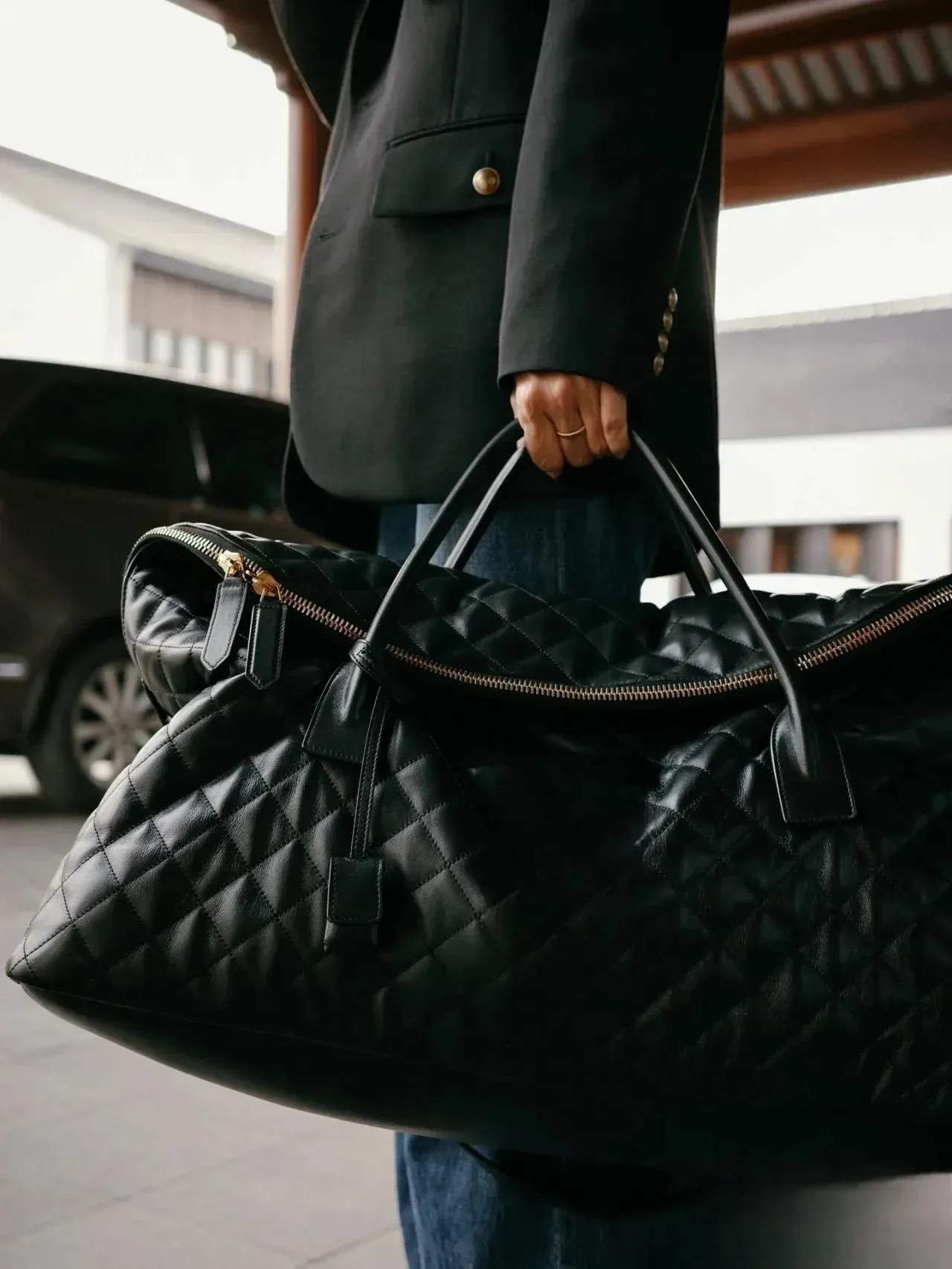 ES Giant Travel Maxi Bag Designer Bag Women Women Tote Facs تعلق Crossbody Shopping Beach الشهير الكبير على حقائب اليد المحفظة