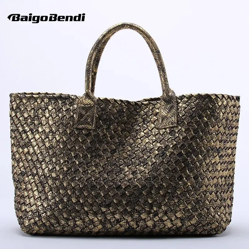 Avondtassen 10 kleuren merk stralend geweven lederen handtas kruissteek hobo dames breien serpentine tas grote casual draagtas 231218