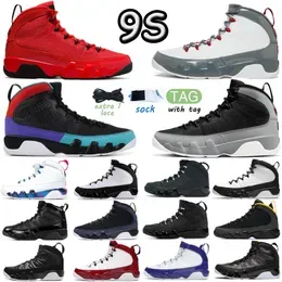 2024 New Retro Men 9s Men Basketball Shoes jumpman 9 Particle Grey Change The World Chile Fir Red University Gold Blue Gym Red Mens trainers sports sneakers us 7-13