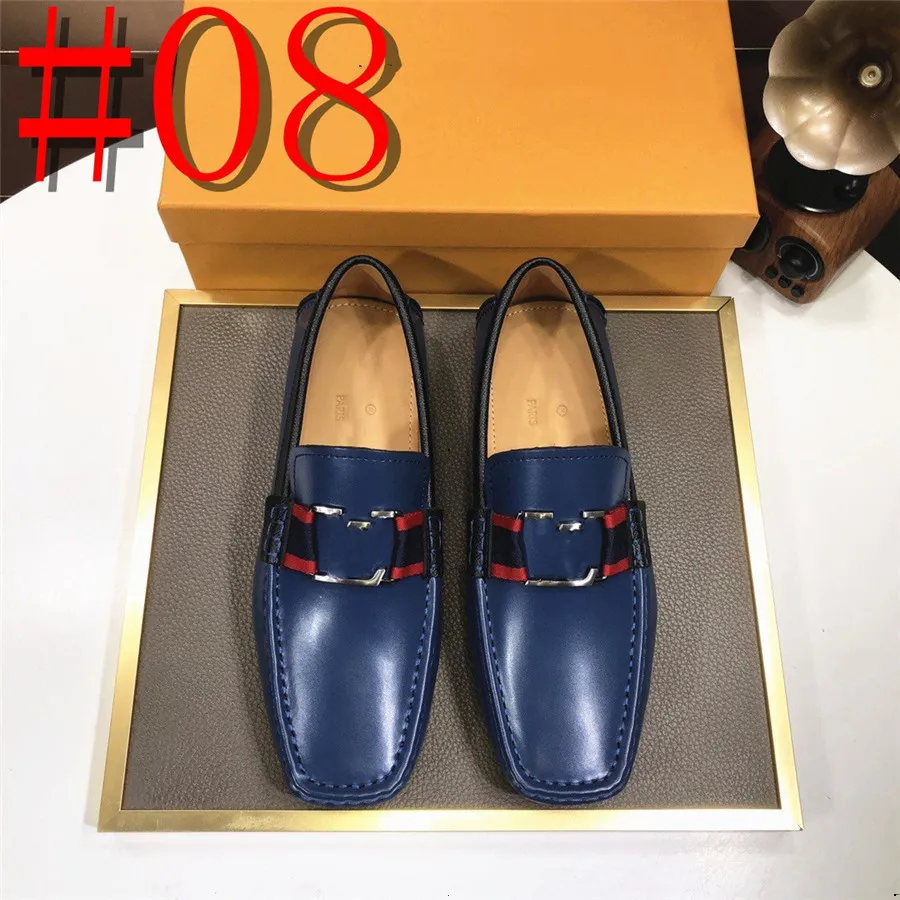 40modell trendiga män designer loafers skor stor storlek 38-46 varumärke sommar kör lyx loafers andningsbar grossist man mjuka skorskor för män storlek 38-46