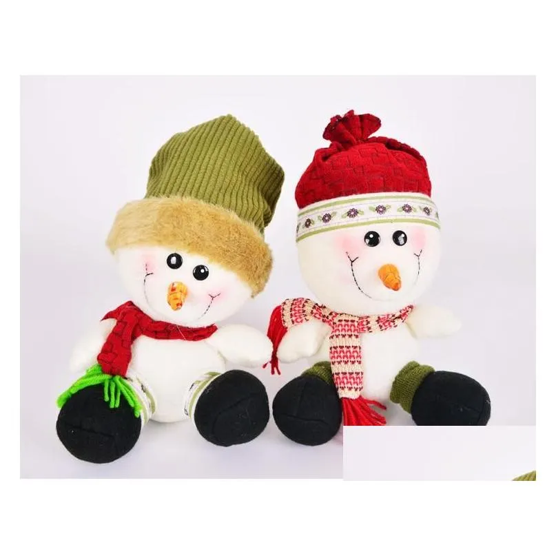 Dolls Christmas Snowman Doll Decorop Dekoracja domowa przyjęcie Święty Mikołaj Klaż