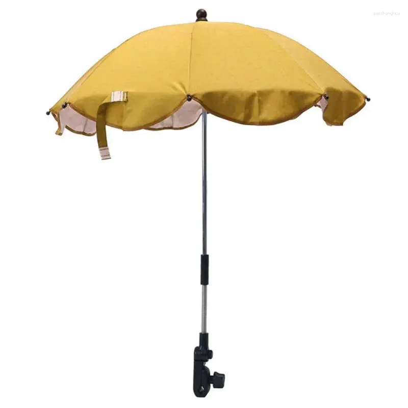 Stroller Parts Solid Color Infant Baby Pushchair Pram Umbrella Sun Shade Canopy Cover Parasol