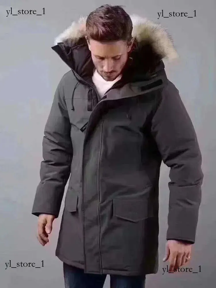 Nuova giacca canada stile antivento designer goose canada donna uomo piumino bianco tessuto canadese cappotto esterno con cappuccio caldo 2395