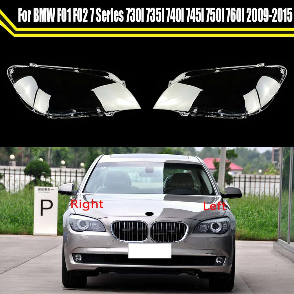 Auto koplamp lens glazen schaal lampenkap lampenkoplampkap voor F01 F02 7 serie 730i 735i 740i 745i 750i 760i 2009 ~ 2015