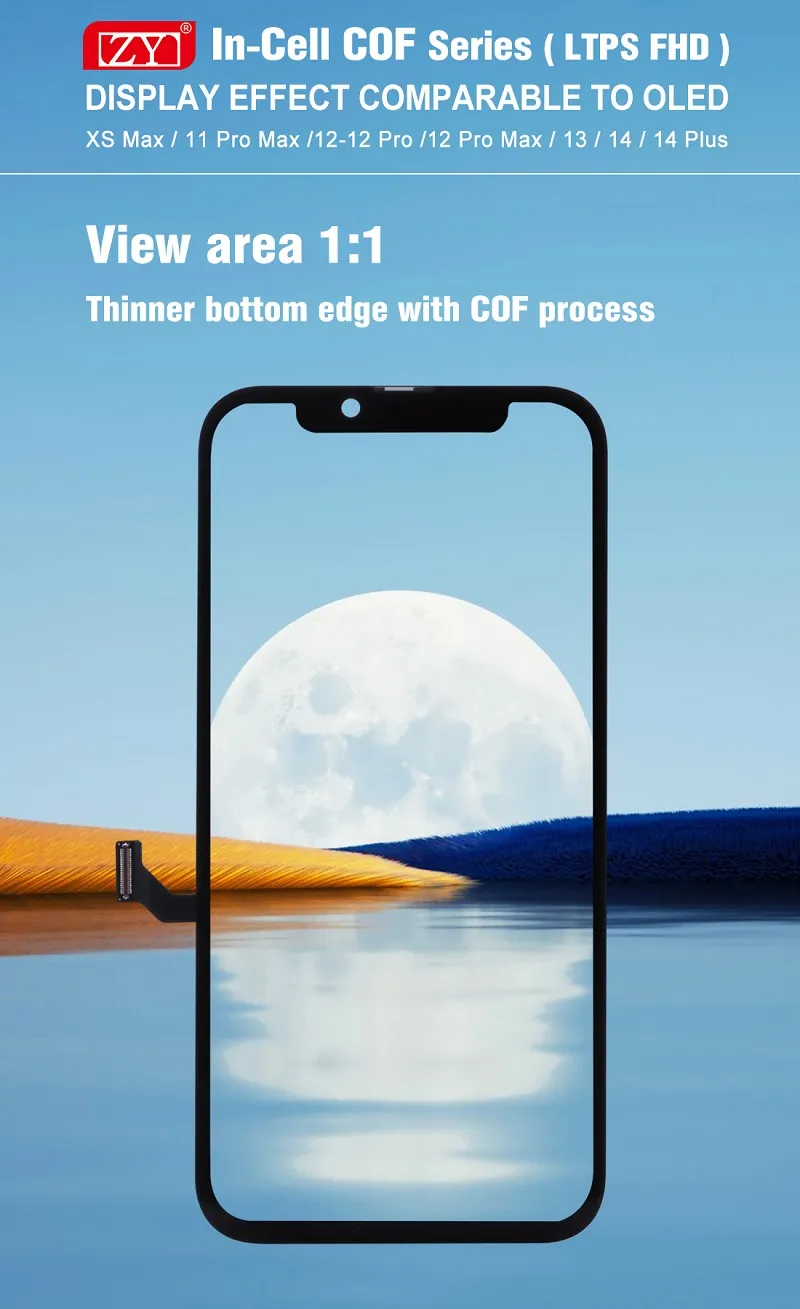 Ecran iPhone XR (LTPS) - COF - FHD1080p - MaylineCare+ Garantie 12