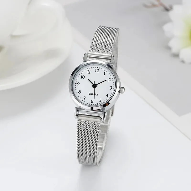 Andra Watche Silver Armband Small Wrist Watch Fashion Women's Clock Reloj Mujer Relogio Feminino 231219