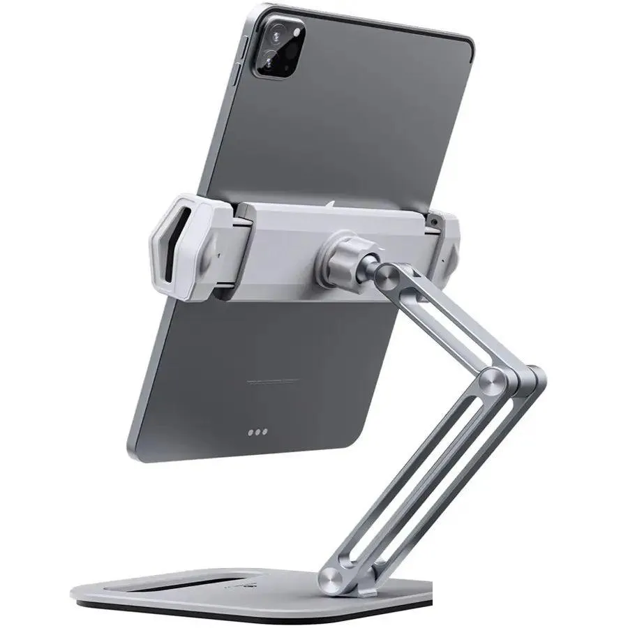 Tablet PC PC Stand Stand Uchwyt Pulpit Montaż telefonu z 2 regulowanym ramieniem i 360 ﾰ Obraca Składane MTI Kąt Dostawa Komputery Ne Otdku