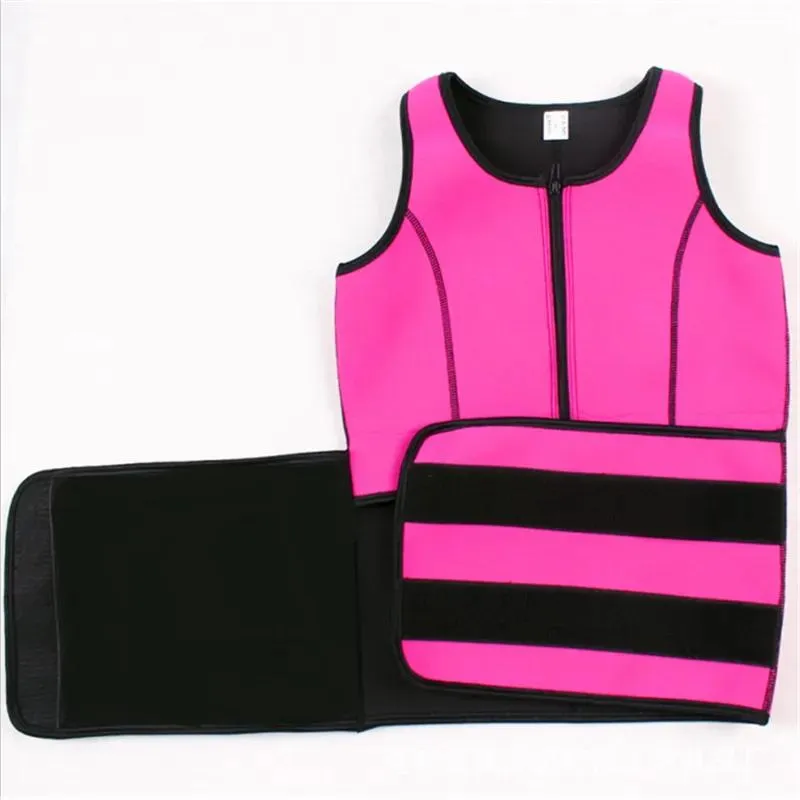 Shaper Women Waist Cincher Sweat Vest Trainer Tummy Girdle Control