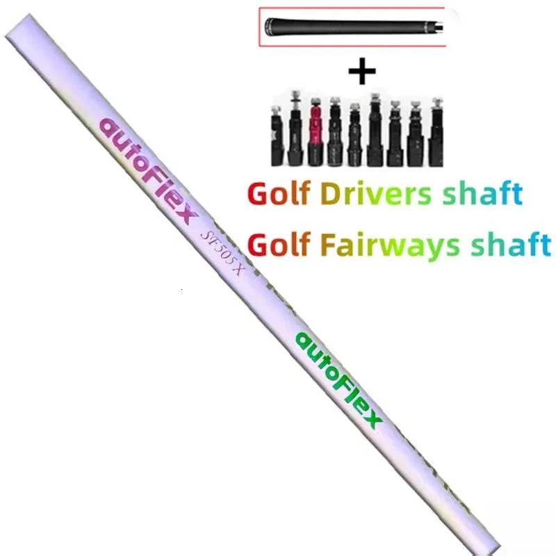 Axlar Club Shafts White Golf Shaft AutoFlex SF505 eller SF505X eller SF505XX Golf Shaft Driver Fairway Wood Golf Club 230720