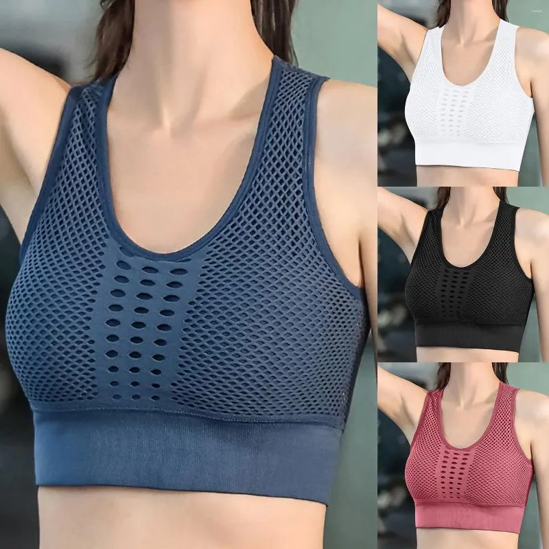 Shapers de mujer Transpirable A prueba de golpes Correr Reunión Shaping Deportes Yoga Fitness Tank Top Bra