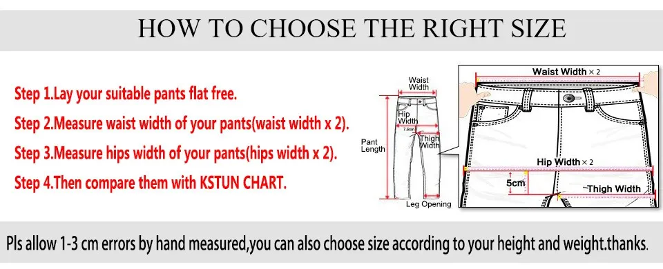 FOUR STEP CHOOSE SIZE pantS