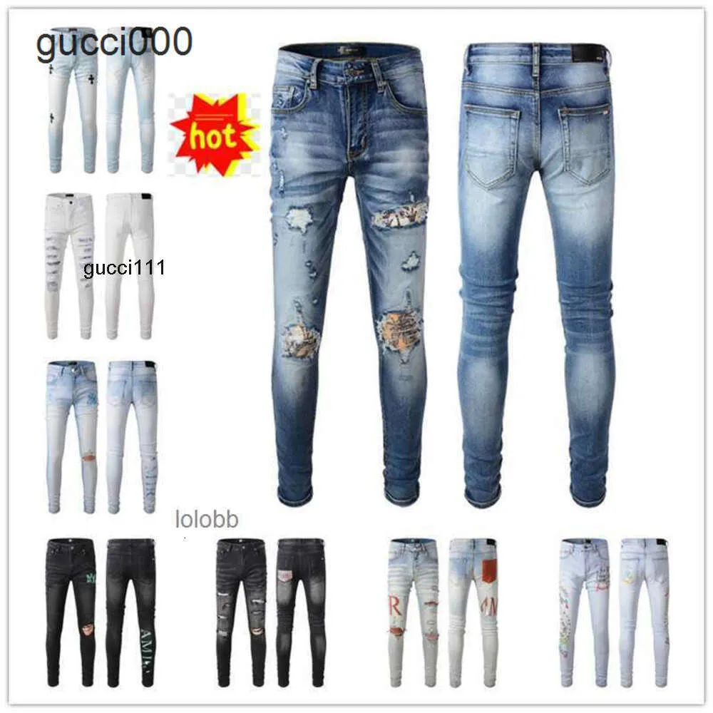 Pantalons COOLGUY Jean amari Mens Designer amirl am Man amirlies imiri Holes New am Arrivals Pantalons amis Luxury Biker imiri Denim amiiri Vêtements Jeans MJ4F