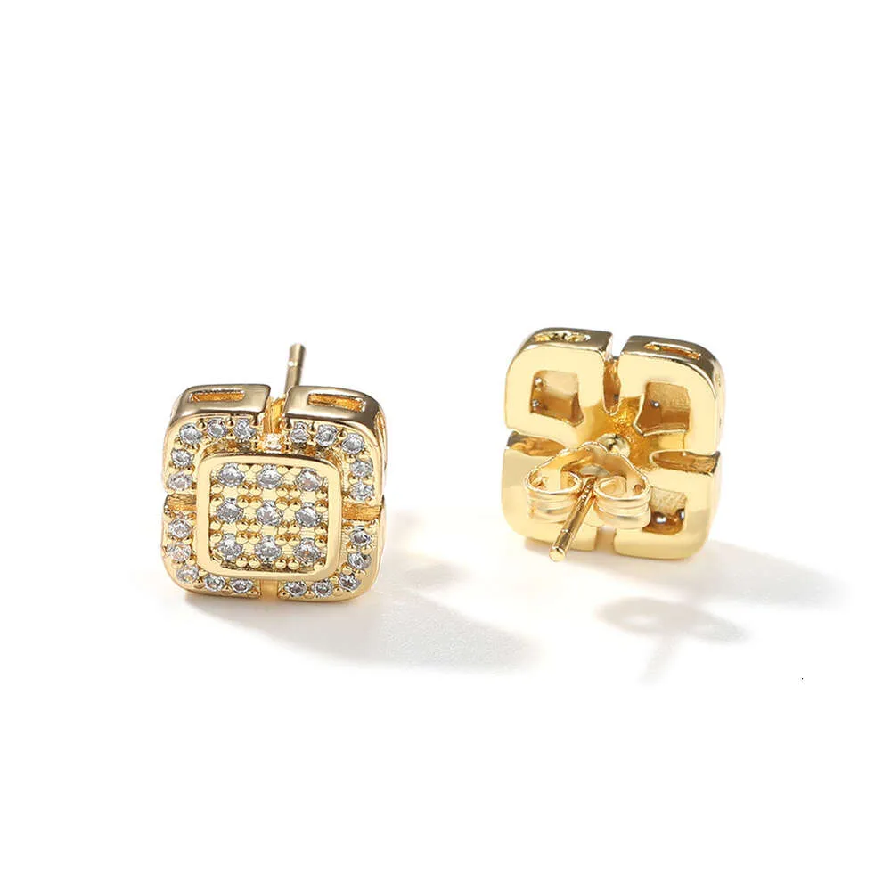 Orecchini A Spada In Argento Sterling 925 Con Croce E Zirconia - Unisex - Gotici 14 Mm