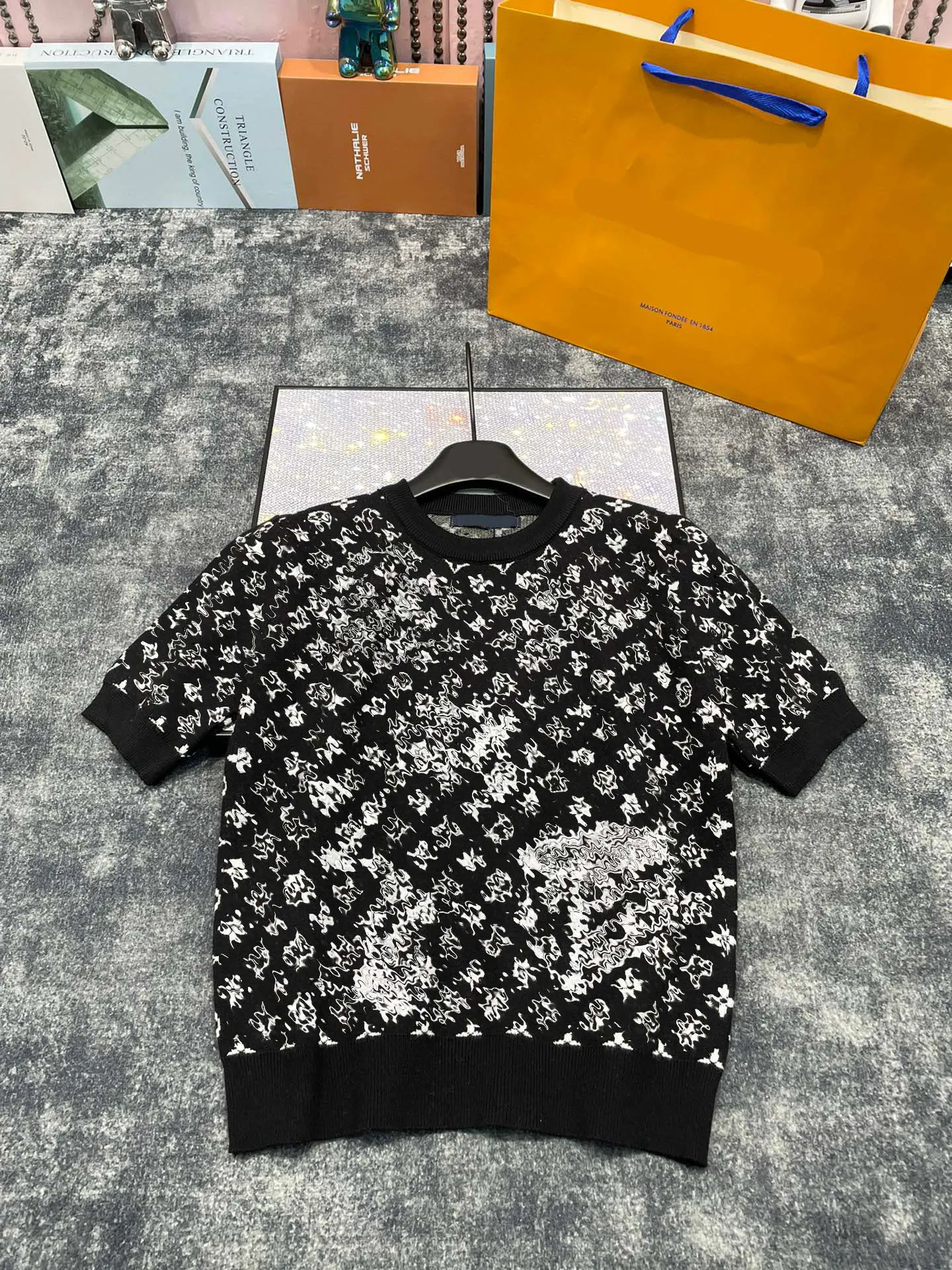 Nueva Moda Otoño Invierno 2024, Suéter Tejido Con Letras Para