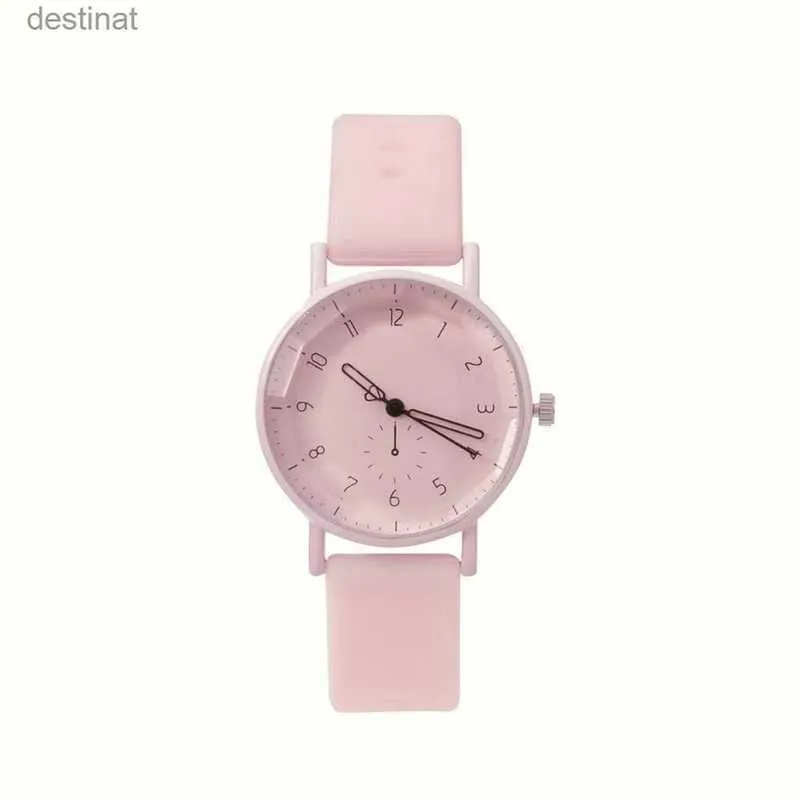 Dameshorloges Pink Digital Simple Women Jurken Brand Watches Fashion 2023 Nieuwe Casual Silicone Strap Ladies Quartz Watche Gift Clockl231217