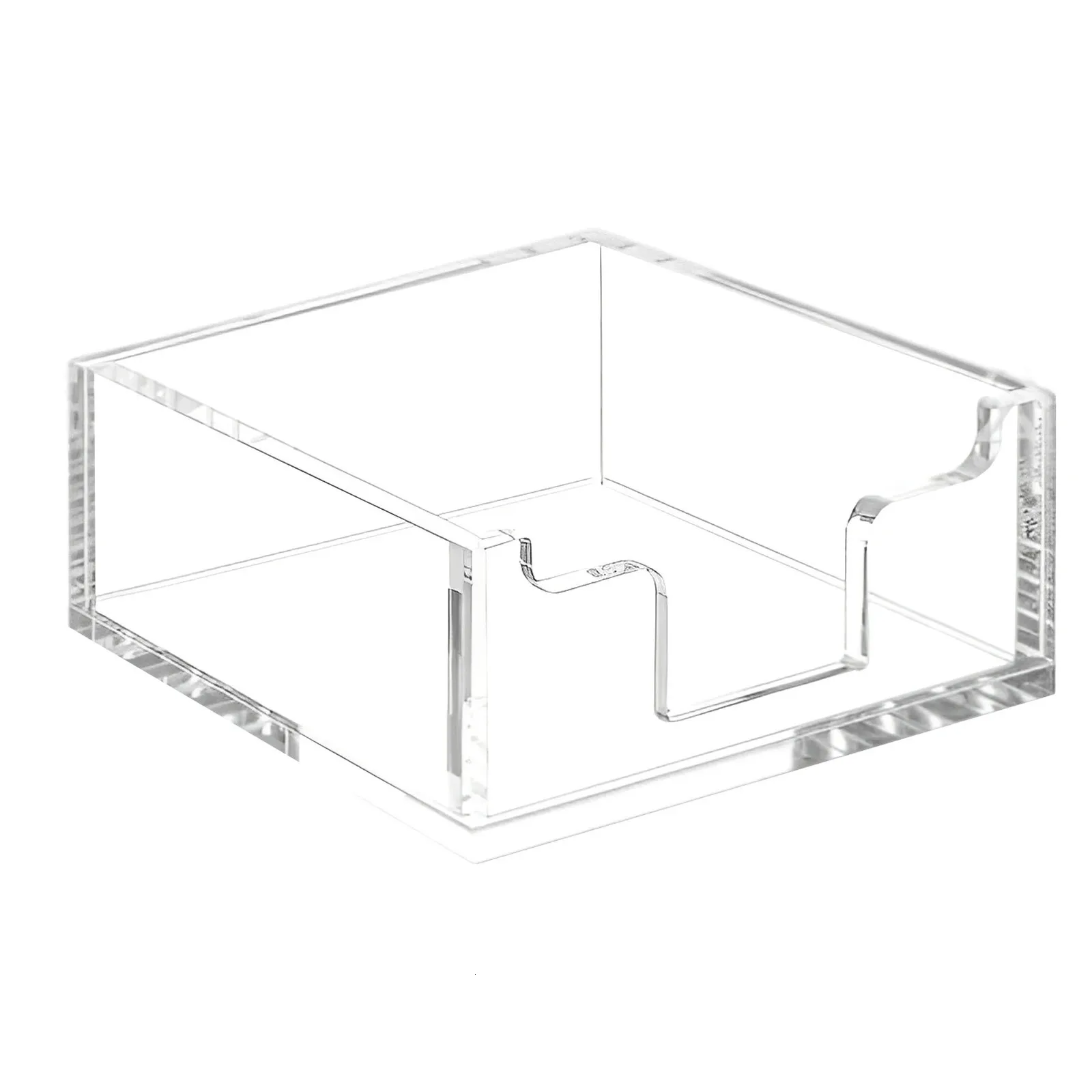 EIKODO-Acrylic Sticky Note Holder - 3 X 3 Sticky Note Dispenser With 4 Sets Of Colored Sticky Notes For Office And Home Desktop Organizer - View #7