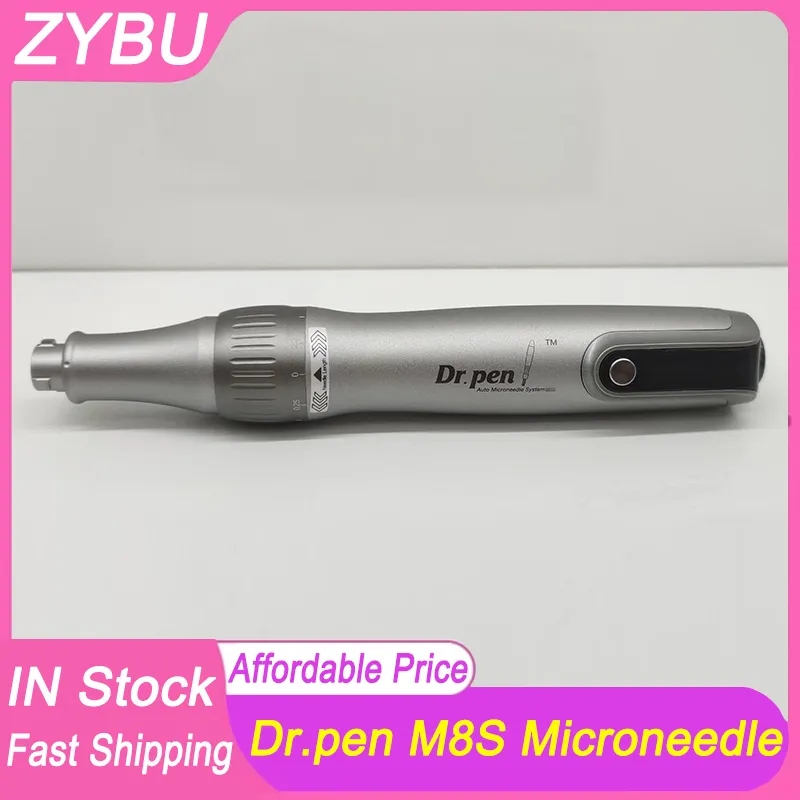 Dr.pen M8 Upgrade Wireless M8S Auto Microneedling System Dermapen Roller Stamp MTS Mesotherapy Hair Growth Anti Aging Skin Rejuvenation Derma Tool Dr Pen Needles