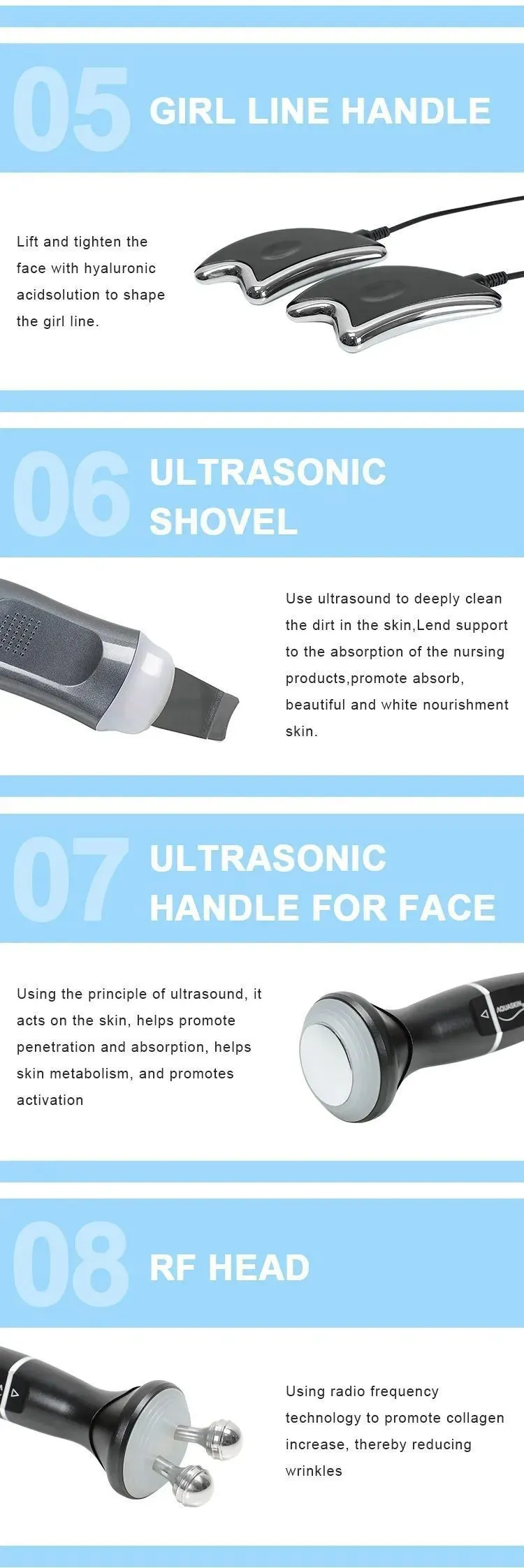 2023 New Arrival Portable 10 IN 1 Hydra Dermabrasion Machine Skin Care H2O2 Facial Machine Hydra Oxygen Facial Machine