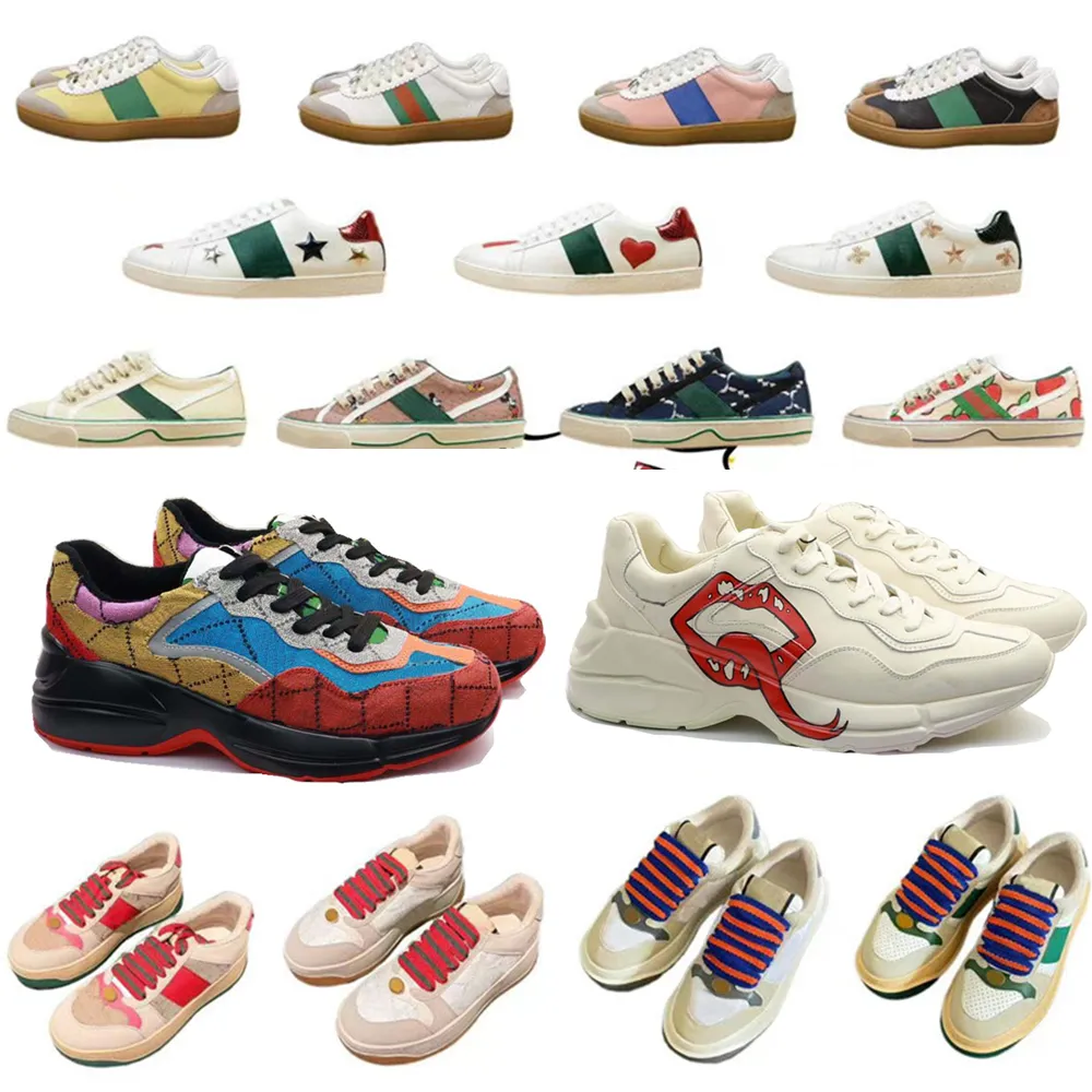 Black Women S Trainers Mens Walk Shoes Men Strawberry Mouse Mouth Shoe Designer Sneakers with Box35-46 48463 hoes trawberry hoe neakers