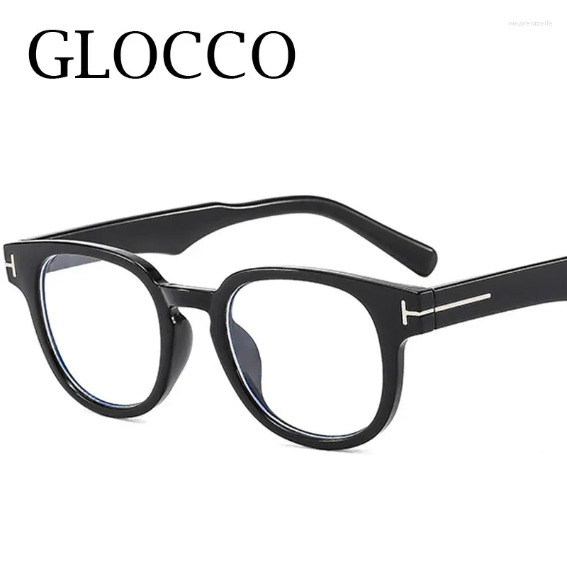 Clear Round Frameless Sunglasses for Men Anti Blue Light Computer Glasses with Prescription Lenses 2024 Fashion Eyewear