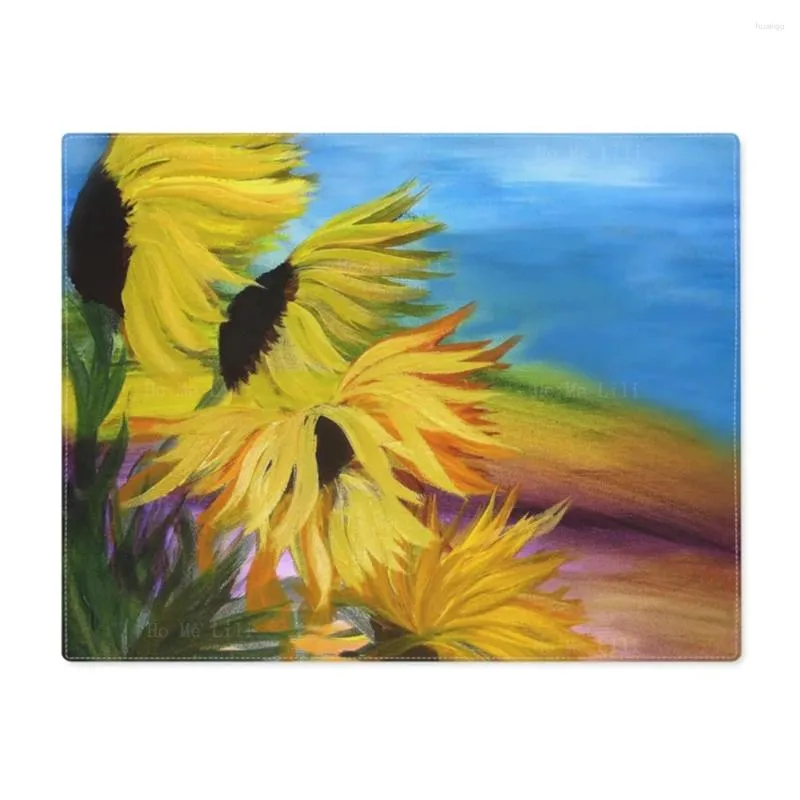 Table Mats Sunflower Field Floral Botanical Placemat