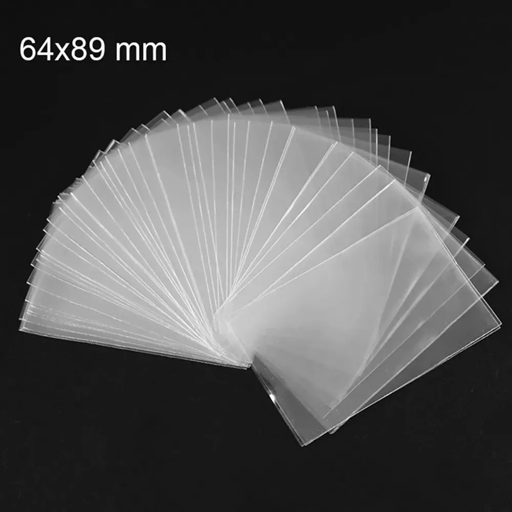 Jeux 100pcs Aegis Guardian Perfect Fit Sleeve Formtg Carte Protecteur Clai de feuille de manches intérieures Clear: 64x89 mm