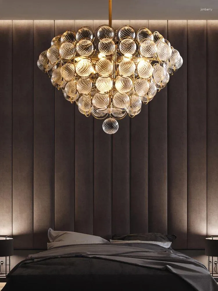 Lâmpadas pendentes pós-moderna criativa bolha de vidro bola lustre luz luxo sala de jantar sala de estar casa designer estudo quarto lam