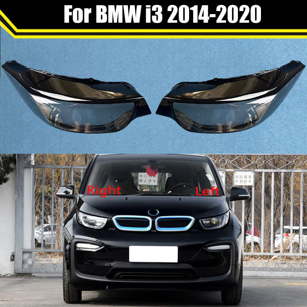 Pokrywa reflektora samochodowego SZKOLNA SHELLED PRZEDNIE Przednim Reflektor Przezroczysta Auto Automatyczna Maska lampy lekkiej na i3 2014-2020
